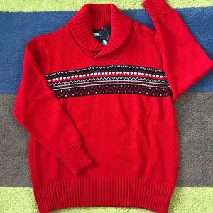 New Boys Tommy Hilfiger Sweater Red Size 5